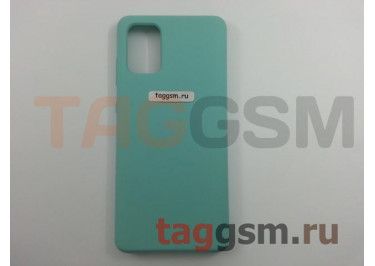Задняя накладка для Samsung A71 / A715F Galaxy A71 (2019) (силикон, синее море), ориг