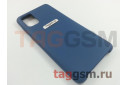 Задняя накладка для Samsung A71 / A715F Galaxy A71 (2019) (силикон, синяя), ориг