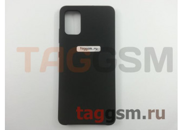 Задняя накладка для Samsung A51 / A515F Galaxy A51 (2019) (силикон, черная), ориг