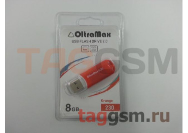 Флеш-накопитель 8Gb OltraMax 230 Orange