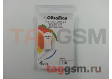 Флеш-накопитель 4Gb OltraMax 210 White