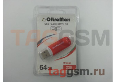 Флеш-накопитель 64Gb OltraMax 230 Orange