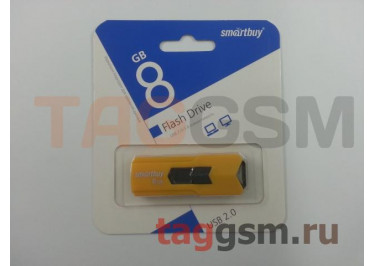 Флеш-накопитель 8Gb Smartbuy Stream Yellow