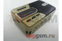 Колонка (YG-101UA) (USB+SD+MicroSD+FM) (золото)