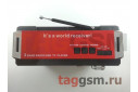 Колонка (RX-552DTch) (Bluetooth+USB+SD+MicroSD+FM+фонарь) (красная)