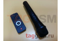 Колонка (K12-9 ch) (USB+MicroSD+FM+LED+подстветка+микрофон+пульт) (черная)