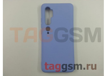 Задняя накладка для Xiaomi Mi Note 10 / Mi Note 10 Pro (силикон, матовая, сиреневая (Premium)) NEYPO