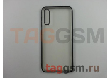 Задняя накладка для Samsung A50 / A505 Galaxy A50 (2019) (силикон, черная (Stylish)) Faison