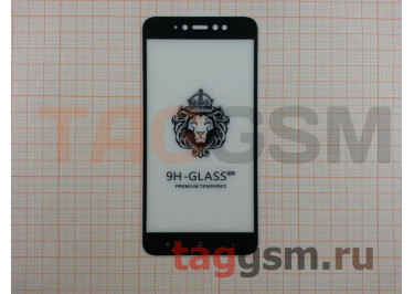 Пленка / стекло на дисплей для XIAOMI Redmi Note 5A (Gorilla Glass) 5D (черный)