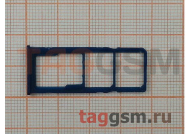 Держатель сим для Samsung M305 Galaxy M30 (2019) (синий)