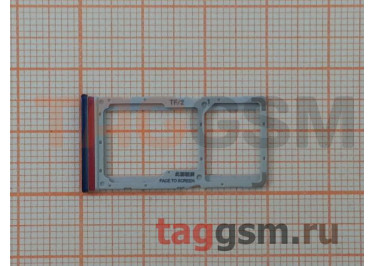 Держатель сим для Xiaomi Redmi Note 8 Pro (синий)