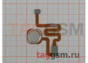 Шлейф для Xiaomi Redmi S2 + сканер отпечатка пальца (золото)