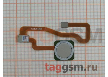 Шлейф для Xiaomi Redmi Note 5A Prime + сканер отпечатка пальца (золото)