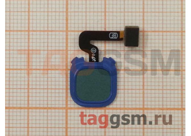 Шлейф для Samsung A920F Galaxy A9 (2018) + сканер отпечатка пальца (синий)