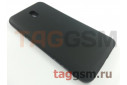 Задняя накладка для Xiaomi Redmi 8A (силикон, матовая, черная (Soft Matte)) Faison