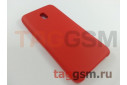 Задняя накладка для Xiaomi Redmi 8A (силикон, матовая, красная) Faison