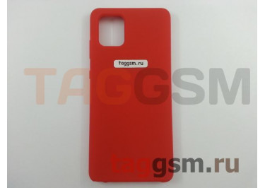 Задняя накладка для Samsung N770 / AN815F Galaxy Note 10 Lite / Galaxy A81 (силикон, красная), ориг
