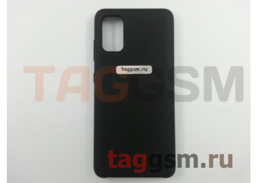 Задняя накладка для Samsung A41 / A415 Galaxy A41 (силикон, черная), ориг