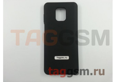 Задняя накладка для Xiaomi Redmi Note 9 Pro / Note 9 Pro Max / Note 9S (силикон, черная), ориг