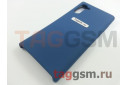 Задняя накладка для Samsung N970F Galaxy Note 10 (силикон, синяя), ориг