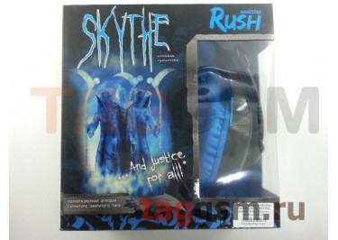 Наушники с микрофоном SmartBuy RUSH SKYTHE (кабель 2.2м, черные с синей вставкой) SBHG-8700