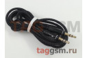 Аудио-кабель aux ткань (черный), 1,5м Earldom ET-AUX04