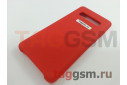 Задняя накладка для Samsung G975FD Galaxy S10 Plus (силикон, красная), ориг