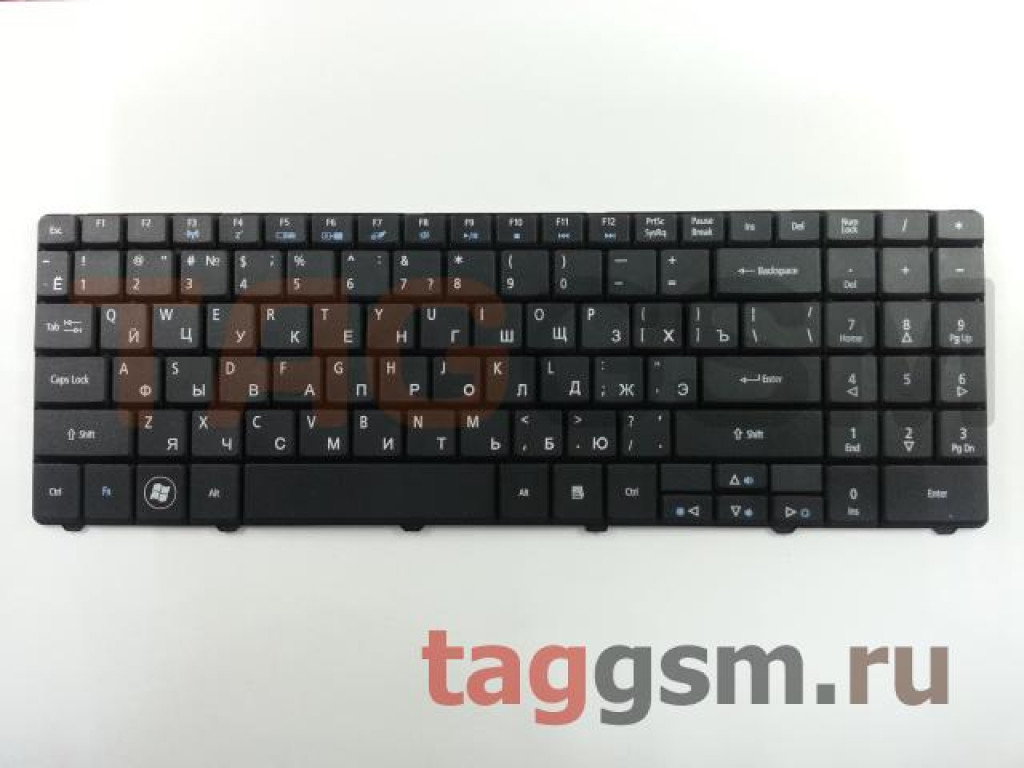 Клавиатура для ноутбука Acer Aspire 5516 / 5517 / 5541 / 5732 / 5732Z /  5732ZG / 5734 / 5532 / 5534 / 5334 / eMachines g525 / G420 / G430 / G630 /  G630G (черный)