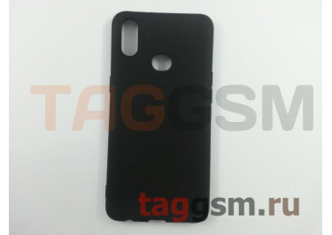 Задняя накладка для Samsung A10S / A107 Galaxy A10 S (2019) (силикон, матовая, черная (Soft Matte)) Faison
