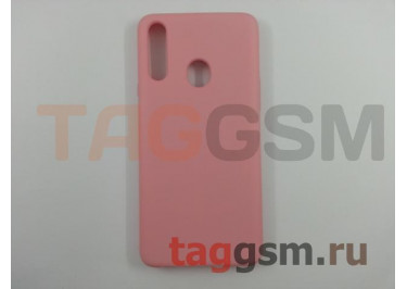 Задняя накладка для Samsung A20s / A207 Galaxy A20s (2019) (силикон, матовая, розовая) Faison