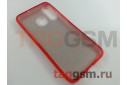 Задняя накладка для Samsung A20 / A205 Galaxy A20 (2019) (силикон, красная (Diamond)) техпак