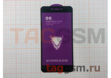 Пленка / стекло на дисплей для XIAOMI Redmi Go (Gorilla Glass) 9D (черный) техпак