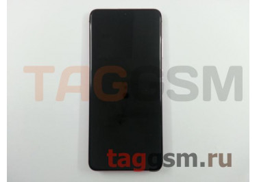 Дисплей для Samsung  SM-G980 Galaxy S20 + тачскрин + рамка (розовый), ОРИГ100%