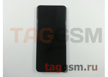 Дисплей для Samsung  SM-G980 Galaxy S20 + тачскрин + рамка + фронтальная камера (серый), ОРИГ100%