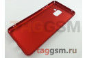Задняя накладка для Samsung A8 Plus / A730F Galaxy A8 Plus (2018) (матовая, красная) NEYPO
