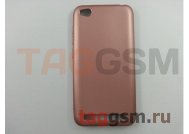 Задняя накладка для Xiaomi Redmi 5A (силикон, розовое золото (NEON)) NEYPO