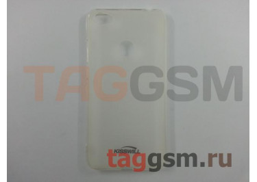 Задняя накладка для Xiaomi Redmi Note 5A Prime (силикон, ультратонкая, белая) Jekod / KissWill