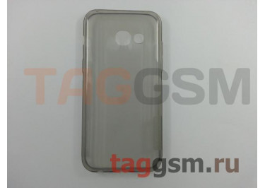 Задняя накладка для Samsung A3 / A320 Galaxy A3 (2017) (силикон, ультратонкая, прозрачно-черная) Nillkin