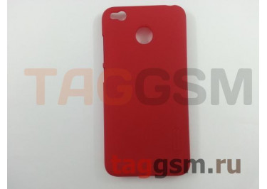 Задняя накладка для Xiaomi Redmi 4X (матовая, красная) Nillkin