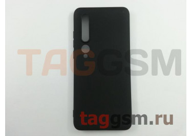 Задняя накладка для  Xiaomi Mi 10 /  Mi 10 Pro (силикон, матовая, черная (Soft Matte)) Faison