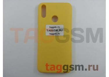 Задняя накладка для Huawei Honor 8C (силикон, желтая), ориг