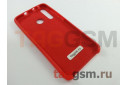 Задняя накладка для Huawei Nova 4 (силикон, красная), ориг