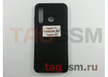 Задняя накладка для Huawei Nova 4 (силикон, черная), ориг