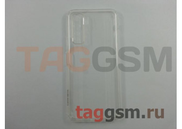 Задняя накладка для Huawei Nova 7 (силикон, прозрачная (Light Series)) Faison
