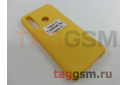 Задняя накладка для Huawei Nova 4 (силикон, желтая), ориг
