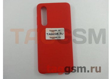 Задняя накладка для Huawei P30 (силикон, красная), ориг