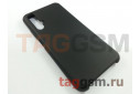 Задняя накладка для Huawei Honor 20 (силикон, матовая, черная) Faison