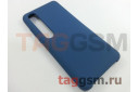Задняя накладка для  Xiaomi Mi 10 /  Mi 10 Pro (силикон, матовая, синяя) Faison