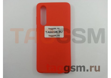 Задняя накладка для Huawei P30 (силикон, оранжевая), ориг