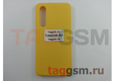 Задняя накладка для Huawei P30 (силикон, желтая), ориг